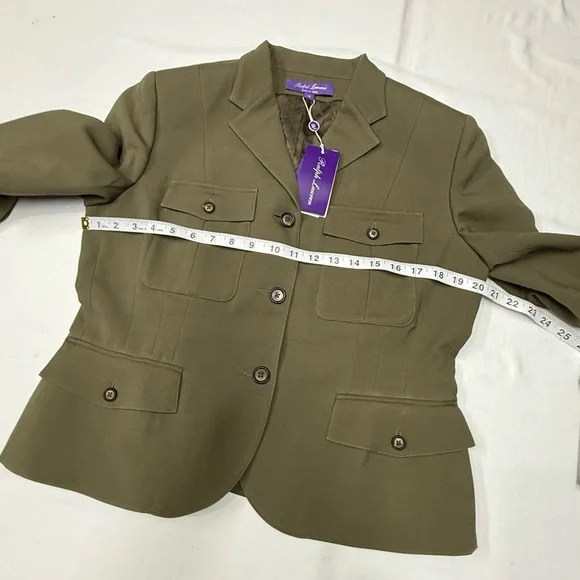 Ralph Lauren purple label Kamille Wool-Silk Jacket collection made in Italy. - Picture 8 of 16